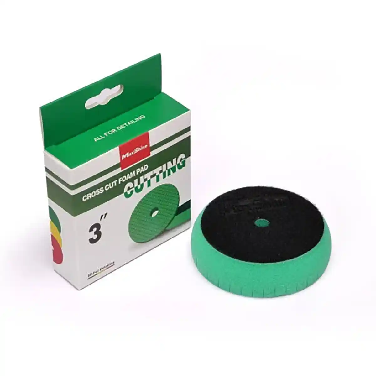 Cross Cut Foam Pad and Green Cutting and 3 Inch for High-Performance Polishing